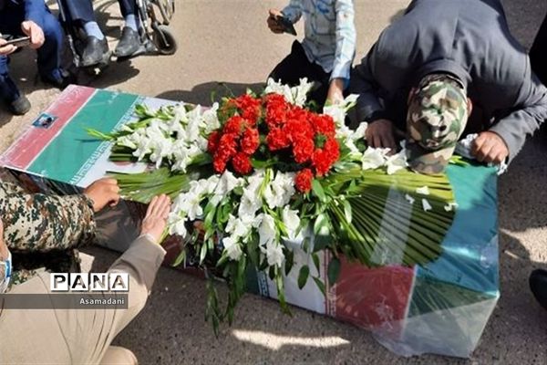 مراسم تشییع پیکرشهید سردارحجازی در استان اصفهان