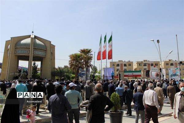 مراسم تشییع پیکرشهید سردارحجازی در استان اصفهان