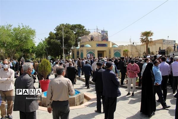 مراسم تشییع پیکرشهید سردارحجازی در استان اصفهان