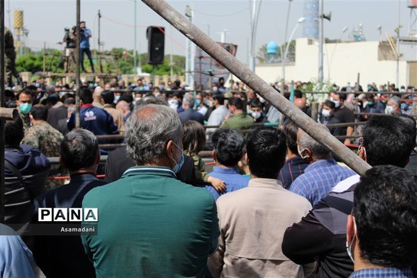 مراسم تشییع پیکرشهید سردارحجازی در استان اصفهان