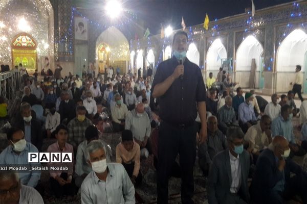 حضور پرشور مردم  کاشمر در پنجشنبه شب در امامزاده سید حمزه