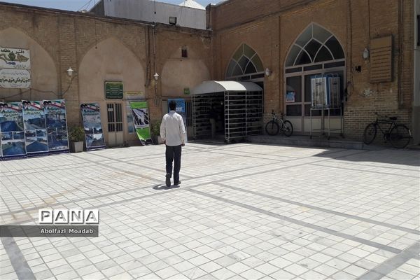 برگزاری نماز جمعه در محل مسجد جامع شهرستان خلیل آباد