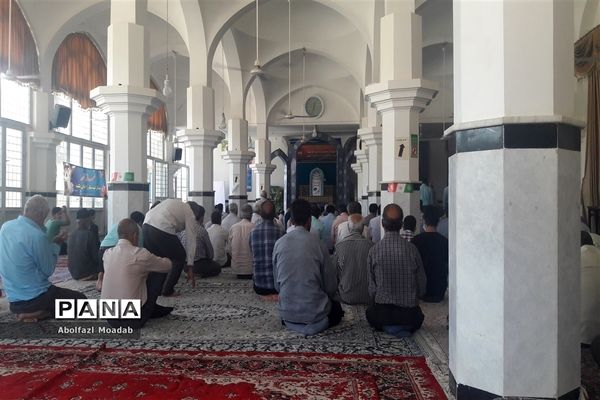 برگزاری نماز جمعه در محل مسجد جامع شهرستان خلیل آباد