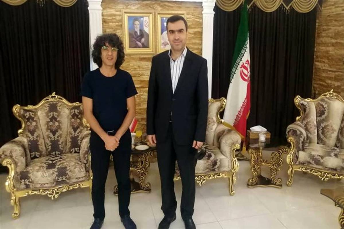 دیدار سرکنسول ایران در سلیمانیه با تورج اصلانی