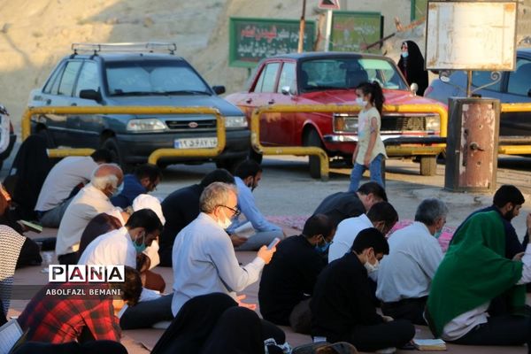 مراسم  دعای عرفه در یادمان شهدای گمنام کوه خضر نبی(ع)