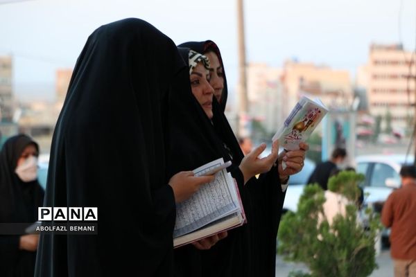 مراسم  دعای عرفه در یادمان شهدای گمنام کوه خضر نبی(ع)