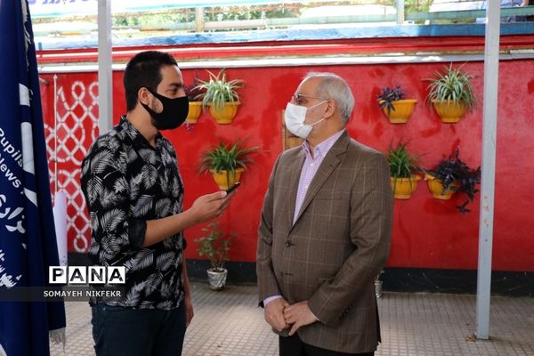 بازدید وزیر آموزش و پرورش از پاویون خبرنگاران پانا