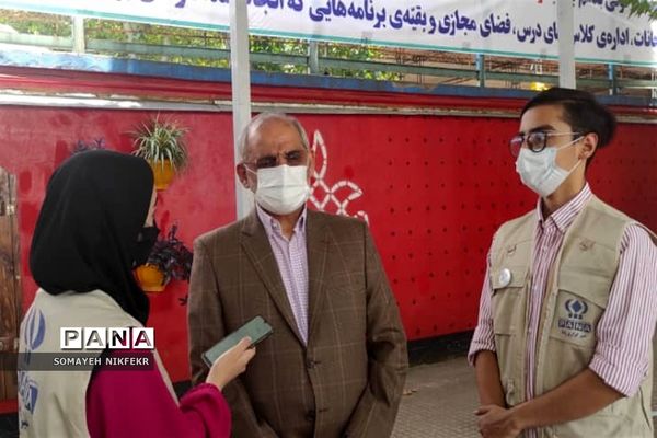 بازدید وزیر آموزش و پرورش از پاویون خبرنگاران پانا