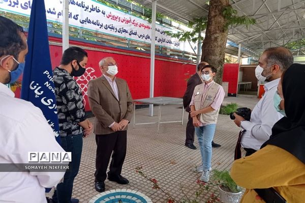 بازدید وزیر آموزش و پرورش از پاویون خبرنگاران پانا