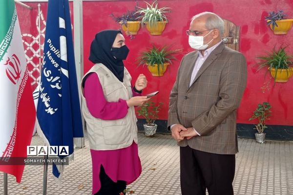 بازدید وزیر آموزش و پرورش از پاویون خبرنگاران پانا