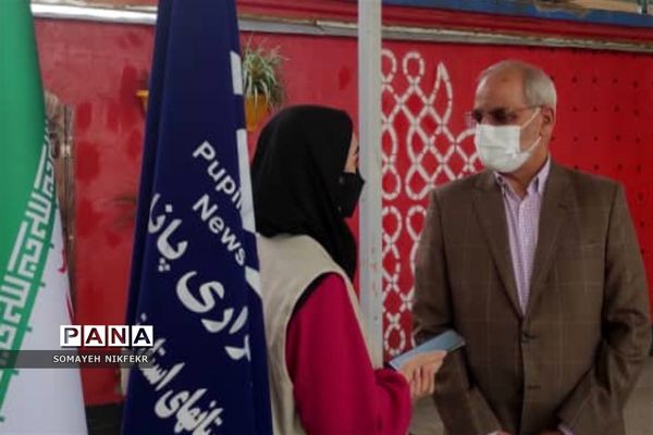 بازدید وزیر آموزش و پرورش از پاویون خبرنگاران پانا