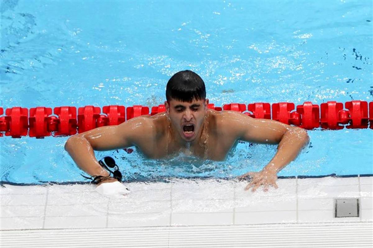 شنا المپیک توکیو؛ جوان ایرانی رکوردشکنی کرد