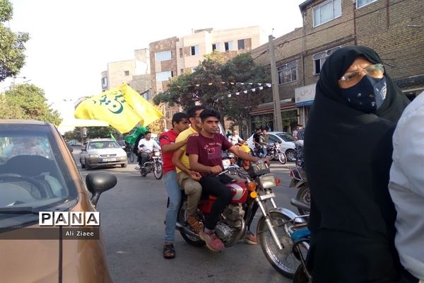رژه موتوری به مناسبت  عید غدیر در مشهد