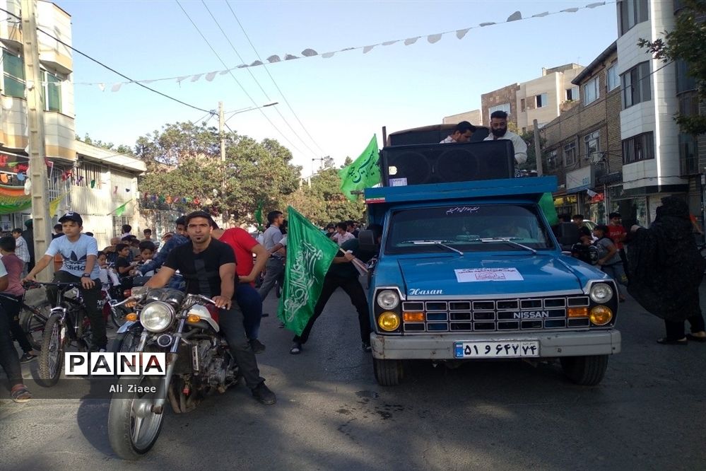 رژه موتوری به مناسبت  عید غدیر در مشهد