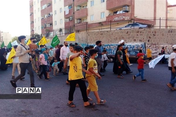 حرکت کاروان شادی به مناسبت عید غدیر خم در آبشناسان