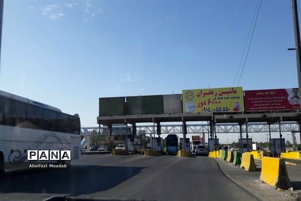 تردد خودروهای مسافران به مشهد مقدس در موج پنجم کرونای دلتا