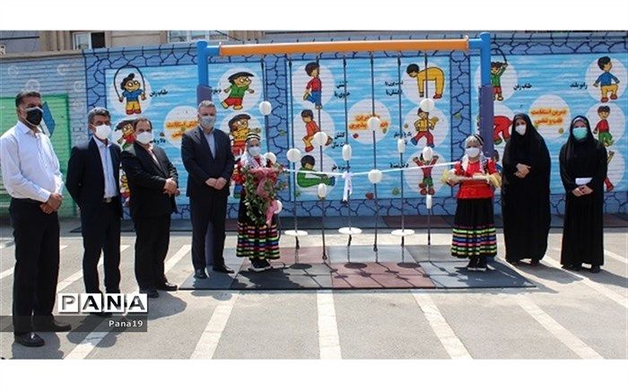 افتتاح حیاط پویای مدرسه باقرالعلوم منطقه19