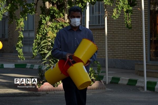 افتتاح مرکز واکسیناسیون دانشگاه فرهنگیان بیرجند استان خراسان جنوبی