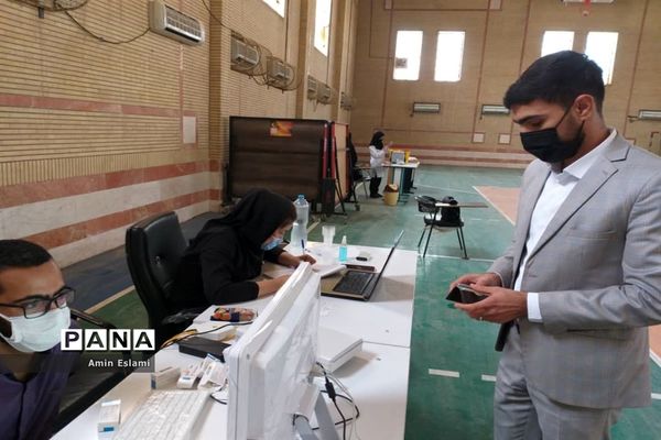 آغاز واکسیناسیون فرهنگیان شهرستان حمیدیه