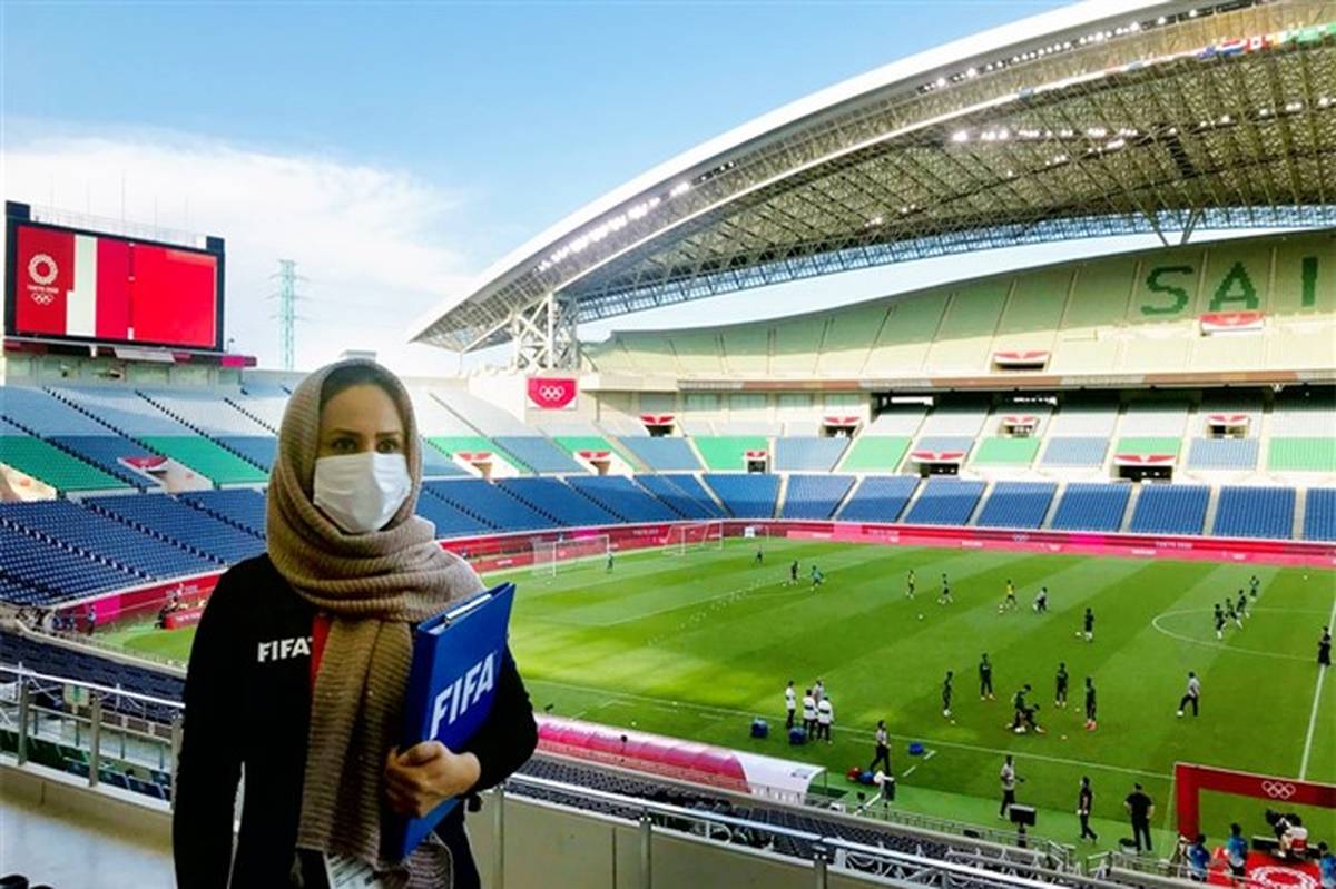 برای اولین بار در تاریخ؛ یک زن ایرانی ناظر فینال فوتبال المپیک شد