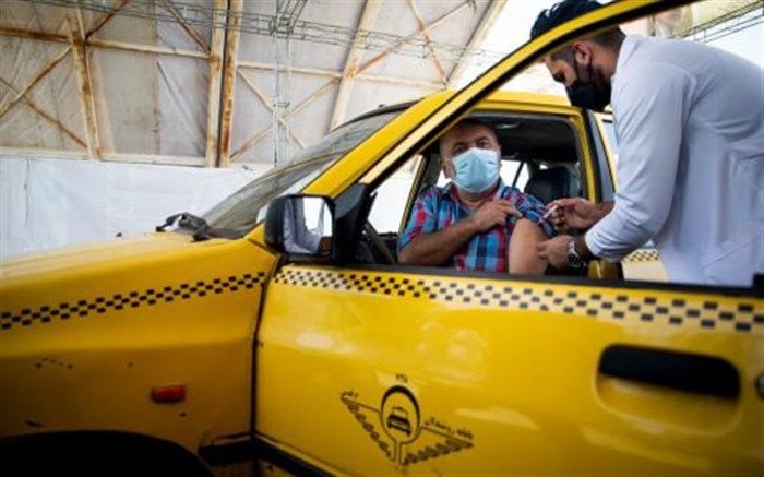 واکسیناسیون رانندگان ناوگان حمل و نقل عمومی در شهر رباط کریم