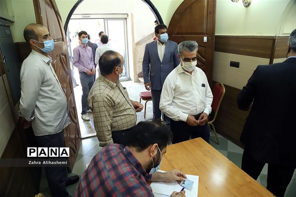 واکسیناسیون کارکنان ستادی اداره‌کل آموزش و پرورش شهر تهران