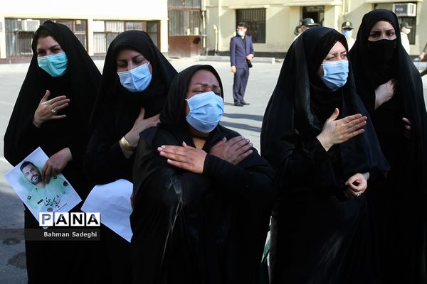مراسم تشییع پیکر  شهید استوار یاسر طاهری