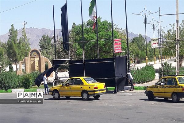 حال هوای خیابان های شهرستان کاشمر در ایام ماه محرم