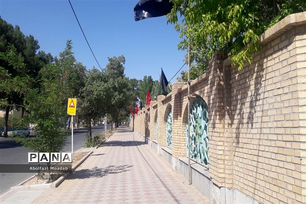حال هوای خیابان های شهرستان کاشمر در ایام ماه محرم