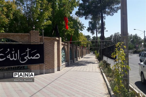 حال هوای خیابان های شهرستان کاشمر در ایام ماه محرم