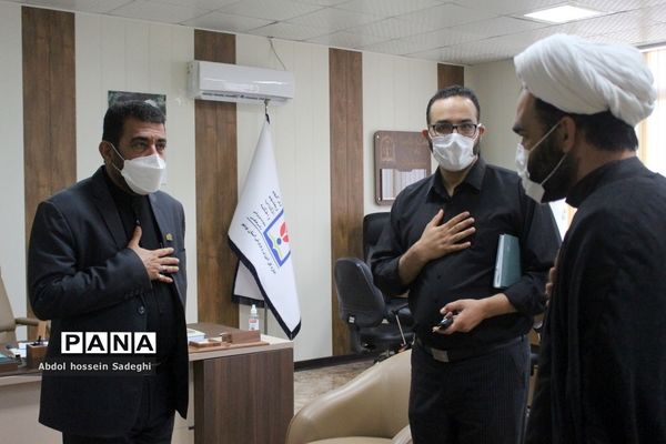 جلسه هماهنگی سوگواره احلی من العسل در معاونت پرورشی  و فرهنگی  آموزش و پرورش استان بوشهر