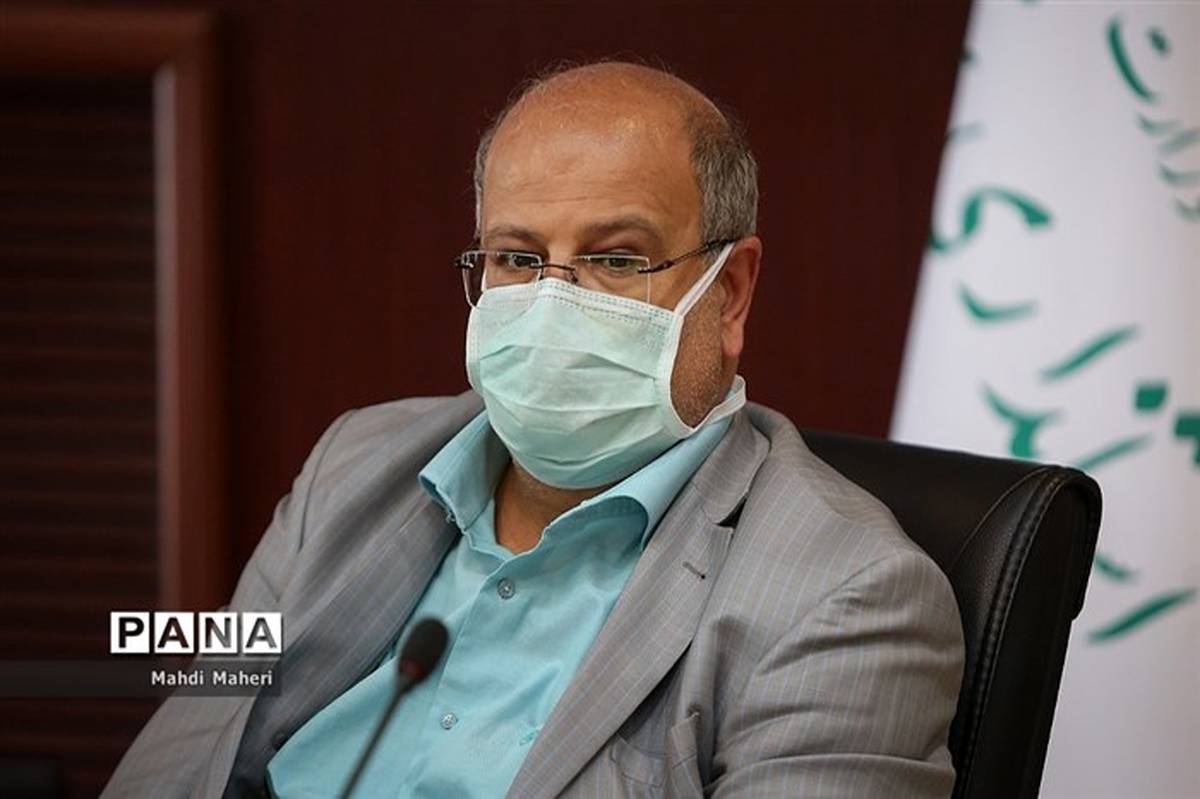 زالی از سرعت گرفتن واردات واکسن و پایداری رنگ قرمز تهران گفت