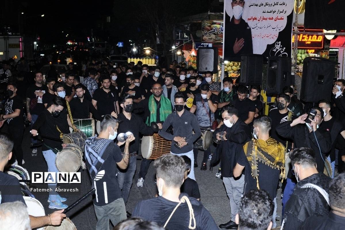 برگزاری مراسم عزاداری دهه اول محرم در محله افسریه تهران