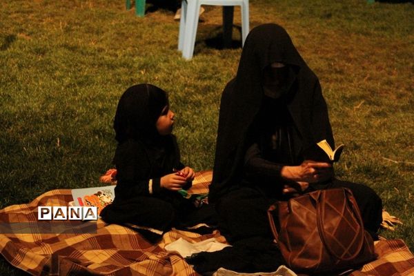 میدان داری دختران پرشور عاشورایی