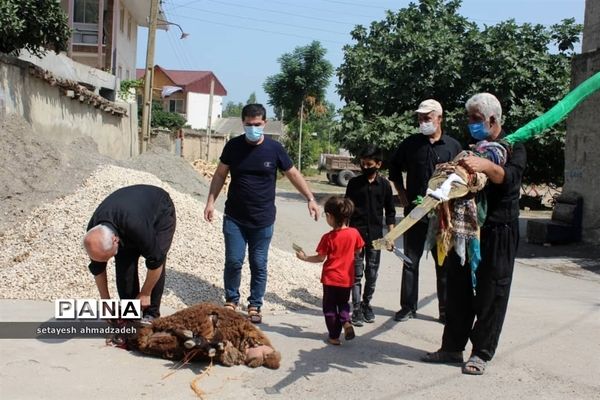 حال و هوای محرم در روستای تیله نو شهرستان گلوگاه