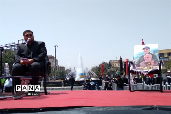 مراسم عزاداری ظهر تاسوعای حسینی در مشهد