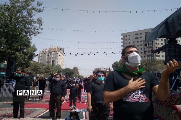 مراسم عزاداری ظهر تاسوعای حسینی در مشهد