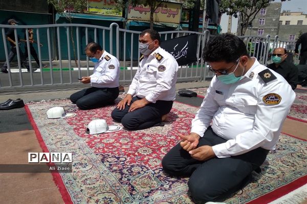 مراسم عزاداری ظهر تاسوعای حسینی در مشهد