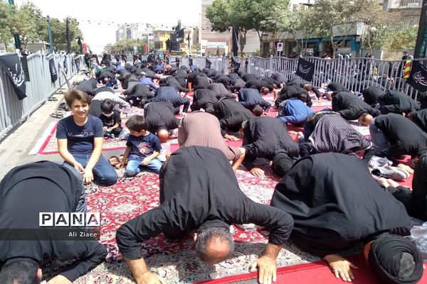 مراسم عزاداری ظهر تاسوعای حسینی در مشهد