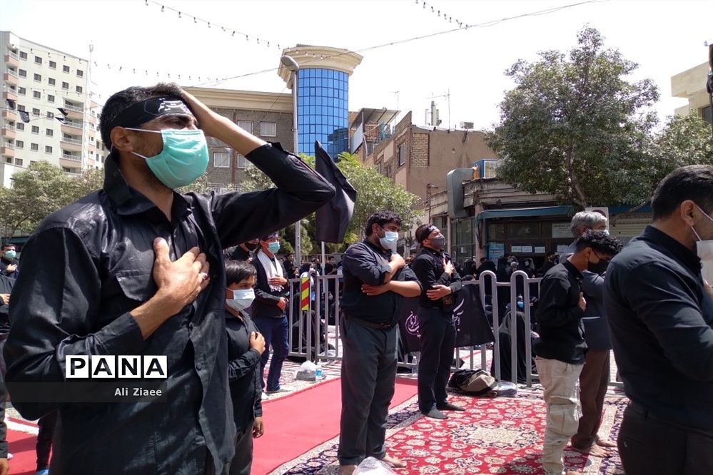 مراسم عزاداری ظهر تاسوعای حسینی در مشهد