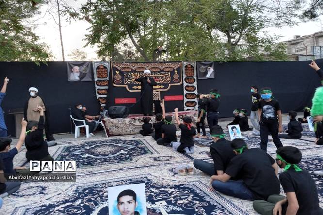 شب عاشورا در هیات نوجوانان کانون لقمان کاشمر