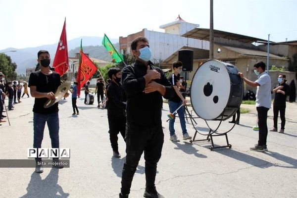 مراسم عزاداری عاشورای حسینی در شهرستان گلوگاه