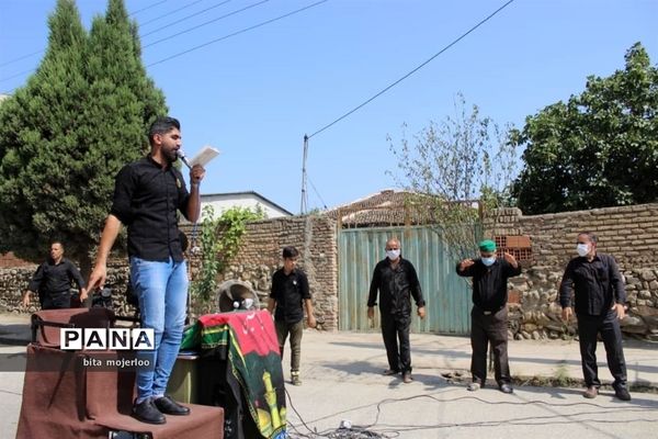 مراسم عزاداری عاشورای حسینی در شهرستان گلوگاه