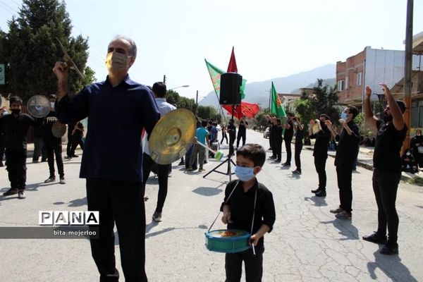 مراسم عزاداری عاشورای حسینی در شهرستان گلوگاه