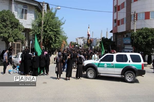 مراسم عزاداری عاشورای حسینی در شهرستان گلوگاه