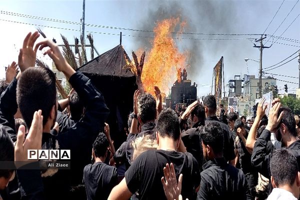 مراسم عزاداری عاشورای حسینی درمشهد