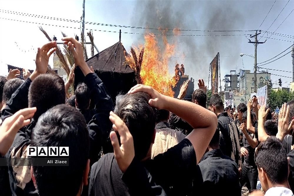 مراسم عزاداری عاشورای حسینی درمشهد