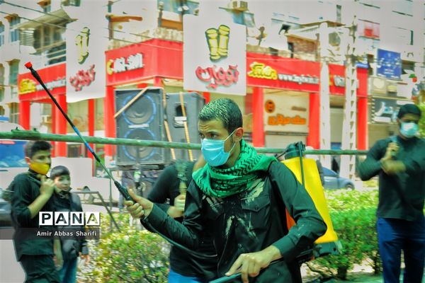 تجمع هیات مذهبی  مساجداهواز در  روز عاشورا