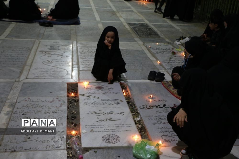 عزاداری شام غریبان شهدای کربلا در قم