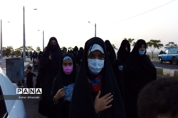 برگزاری دسته عزاداری شهادت امام سجاد(ع) در شهرک آبشناسان شهرستان رباط کریم